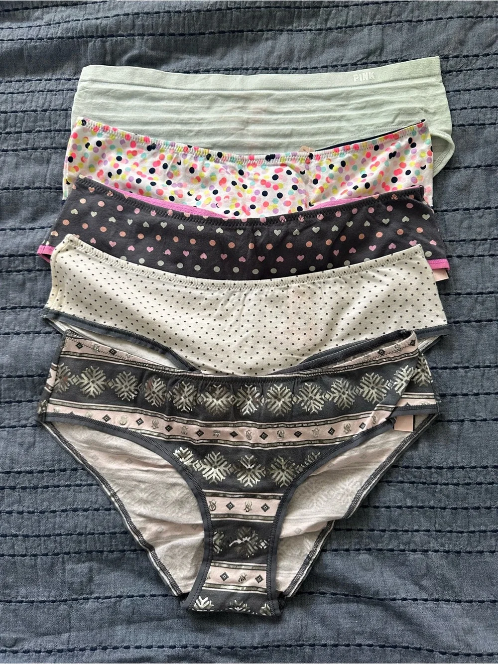 NWT Victoria’s Secret/Pink hiphugger panties size medium